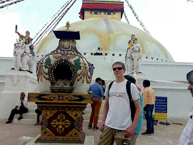 volunteer Nepal Kathmandu Charles Knotts