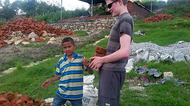 volunteer Nepal Kathmandu Charles Knotts