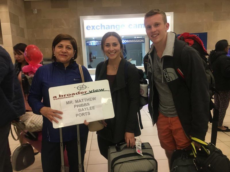 Volunteer Ecuador arrival