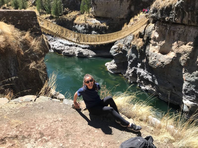 Peru Cusco Oldest Inca Bridge